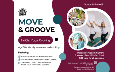 Move & Groove: Tai Chi, Yoga, & Cooking for Ages 60+